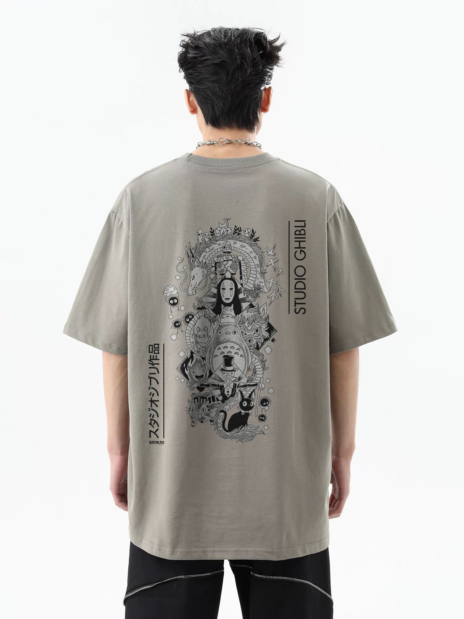 GHIBLI X COMBINATION Washed - Oversized Shirt