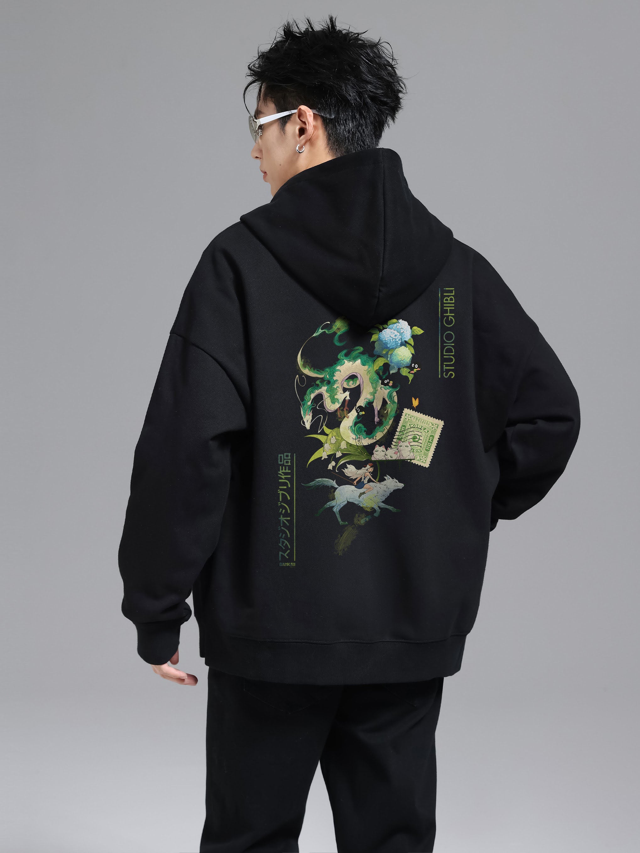 GREEN X GHIBLI - Oversized Hoodie