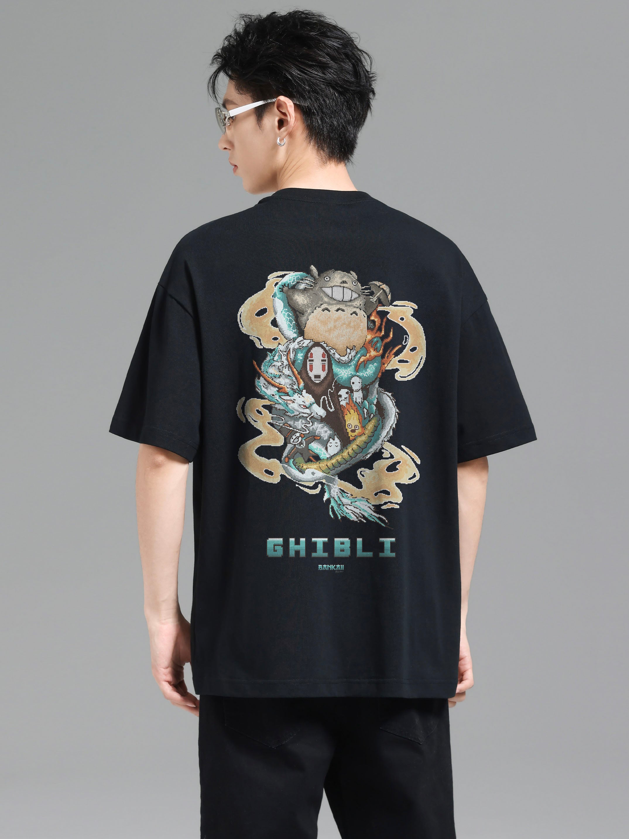 PIXEL X GHIBLI - Oversized Shirt