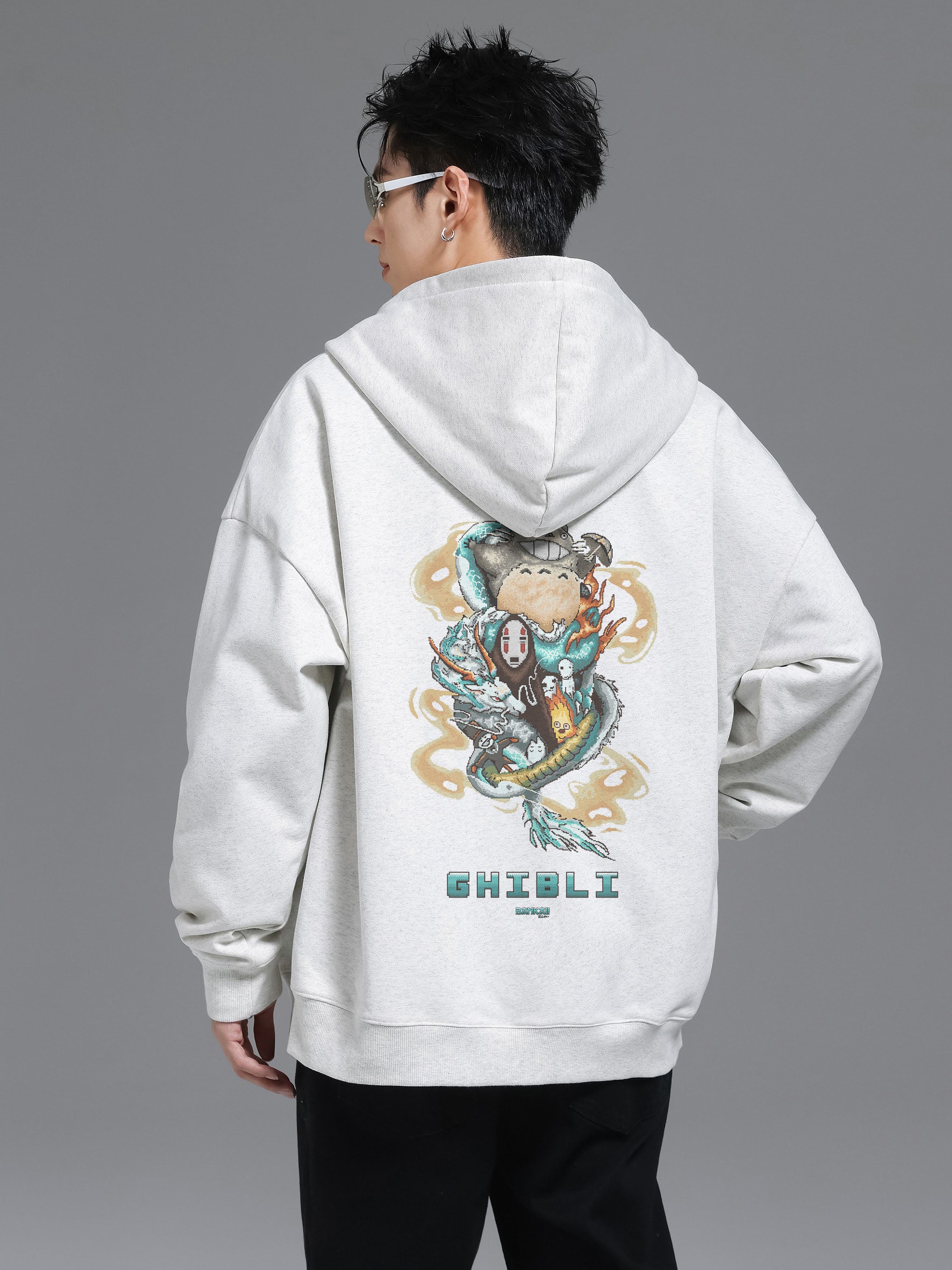 PIXEL X GHIBLI - Oversized Hoodie