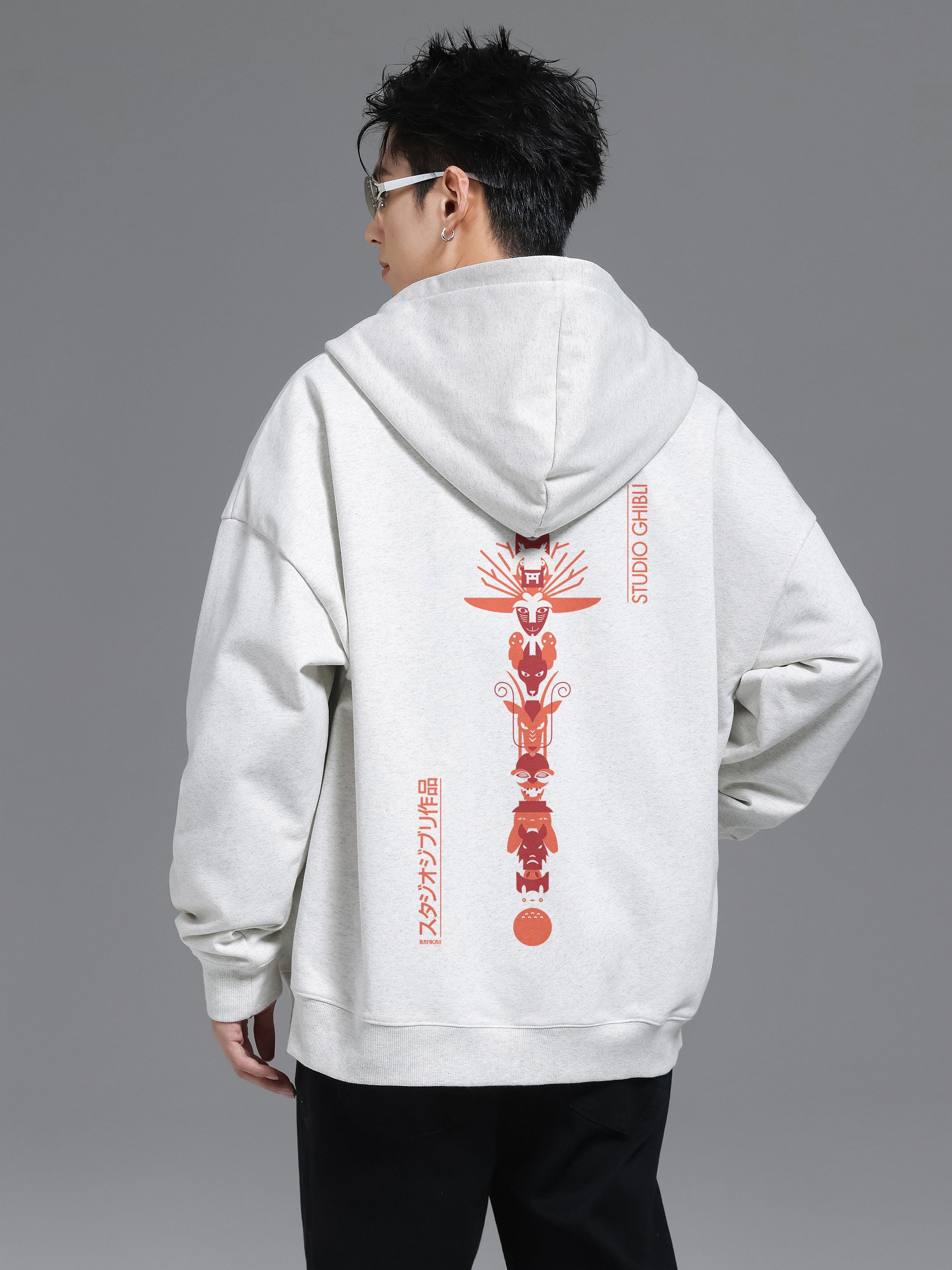 RED X GHIBLI - Oversized Hoodie