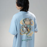 PIXEL X GHIBLI Blue - Oversized Shirt