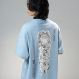 GHIBLI X SKETCH Blue - Oversized Shirt