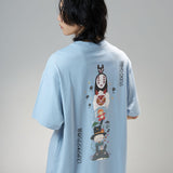 GHIBLI X COLOR Blue - Oversized Shirt